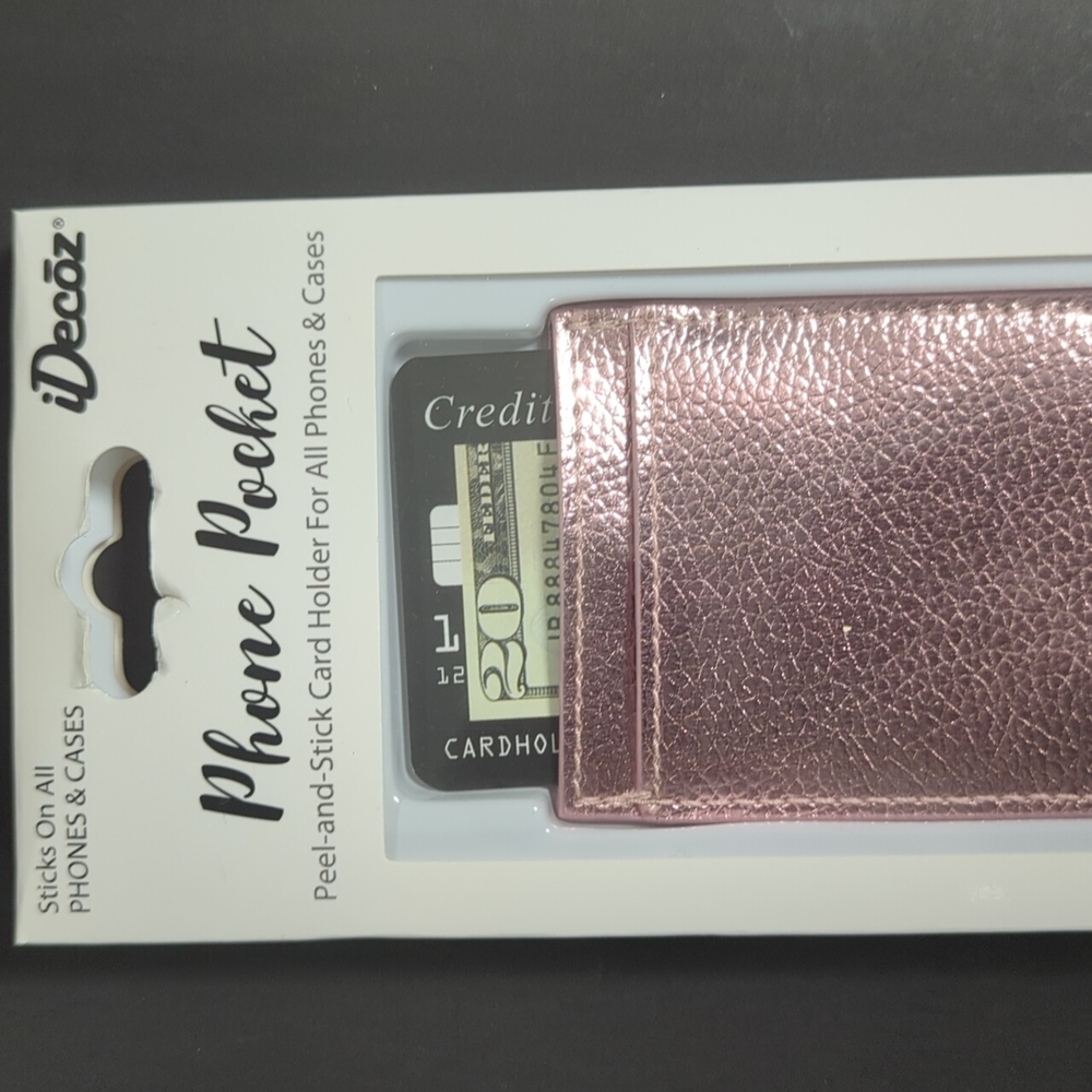 Cell phone card holder